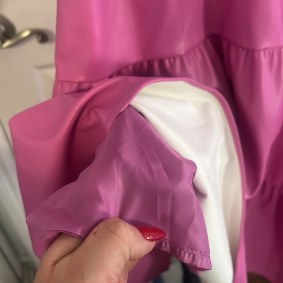 Buddy Love Dress pink faux leather size L - Picture 5 of 10